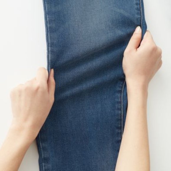 ❌SOLD❌MUJI 4 WAY STRETCH DENIM BOY FIT ANKLE LENGTH jeans, size 27 - Picture 3 of 6